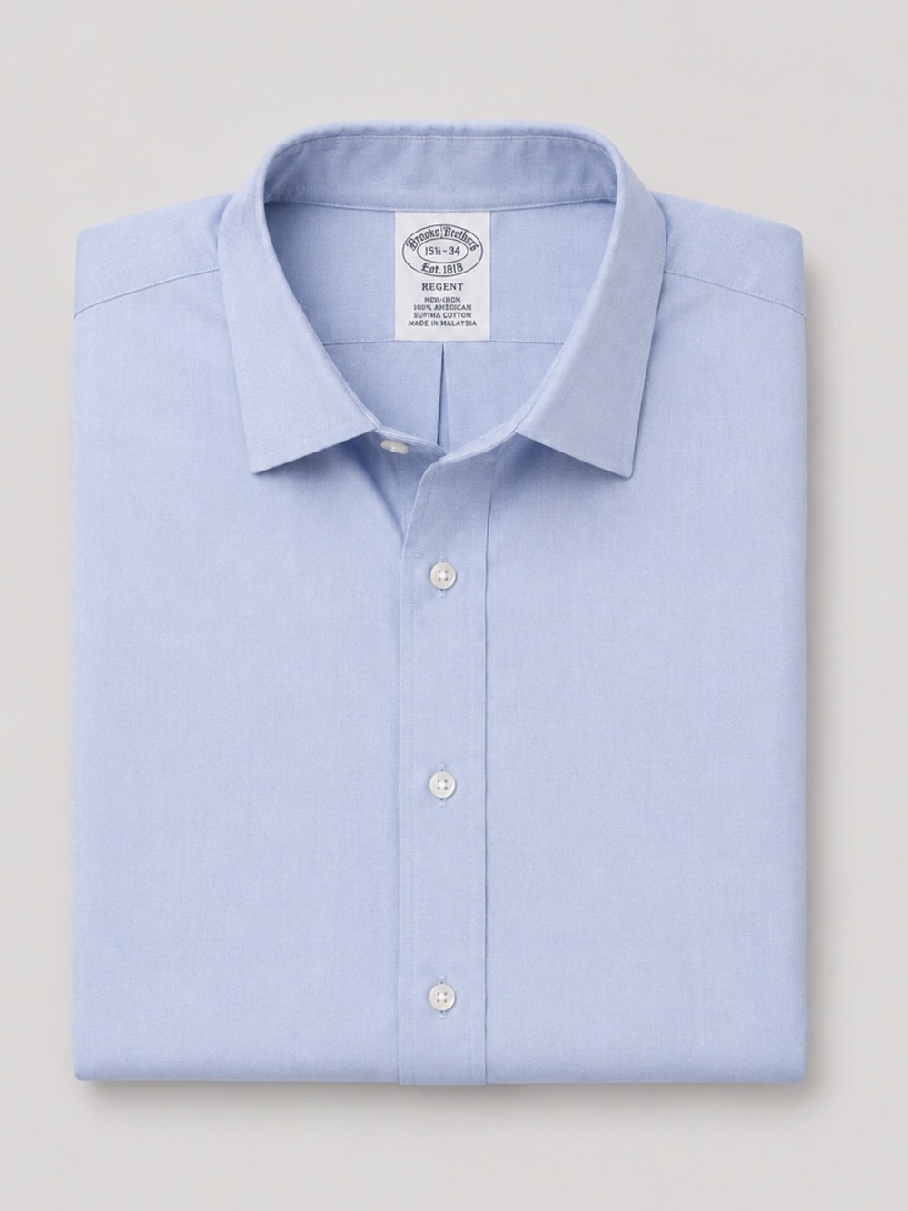 Brooks Brothers Reagent Mens Cuff Link Button Up Dress Shirt Size 15.5 Formal